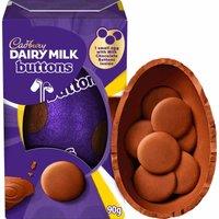 Cadbury Dairy Milk Chocolate Buttons Easter Egg 90g