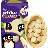 Cadbury White Chocolate Buttons Egg 91g
