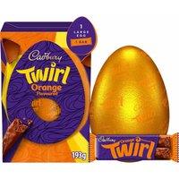 Cadbury Orange Twirl Chocolate Easter Egg L 193g
