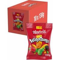 Maynards Bassetts Wine Gums 130g (Box of 10)