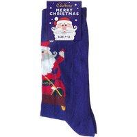 Cadbury Christmas Santa Socks- LRG