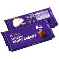 Cadbury Happy Anniversary Dairy Milk Chocolate Bar with Sleeve 110g