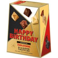 Happy Birthday Toblerone Truffles Chocolate Box 180g
