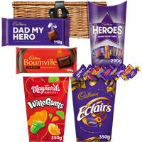 Cadbury Fathers Day Chocolate & Sweet Gift Basket