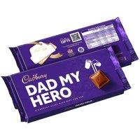 Cadbury Dad my hero Dairy Milk Chocolate Bar with Sleeve 110g