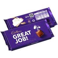Cadbury Great Job Dairy Milk Chocolate Bar with Sleeve 110g