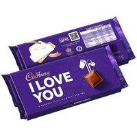 Cadbury I Love You Dairy Milk Chocolate Bar with Sleeve 110g