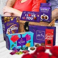 Cadbury Valentine's Day Chocolate Basket