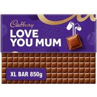 Cadbury Dairy Milk Love You Mum Chocolate Bar 850g