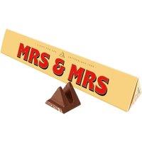 Toblerone Mrs & Mrs chocolate Bar with Sleeve