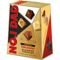 NO 1 DAD Assorted Toblerone Diamond Truffles Chocolate Box 180g