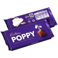 Cadbury Poppy Dairy Milk Chocolate Bar with Sleeve 110g