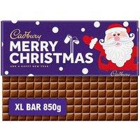 Cadbury Dairy Milk Merry Christmas XL Chocolate Bar 850g