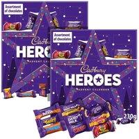 Cadbury Heroes Chocolate Advent Calendars 230g Bundle