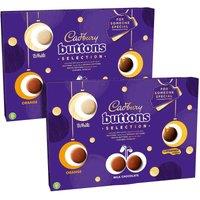 Cadbury Dairy Milk Buttons Selection Box 340g Bundle of 2