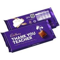 Cadbury Thank You Teacher Dairy Milk Chocolate Bar with Sleeve 110g