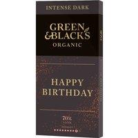 G&B Happy Birthday Dark 70% 90g Bar