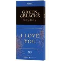 Green & Black's I Love You Milk 90g Bar