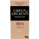 G&B Organic Smooth 50% Dark Chocolate Bar 90g