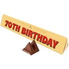 Toblerone Happy 70th Chocolate Bar with Sleeve