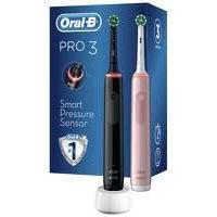 Oral-B Pro 3 3900 Duo Pack Black and Pink