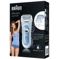 Braun Silk-epil Epilators Silk-epil Lady Shaver LS5160 Wet and Dry 3-in-1 Shaver with 2 extras.