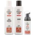 NIOXIN 3D Care System System 4, 3 Part System Kit For Colored Hair With Progressed Thinning