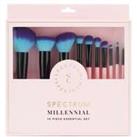 Spectrum Millennial Pink 10 Piece Pink Essential Makeup Brush Set