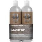 TIGI Bed Head For Men Wash and Care Clean Up Tween Set: Daily Shampoo 750ml and Peppermint Condition