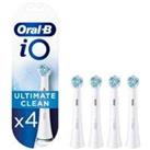 Oral-B Toothbrush Heads iO Ultimate Clean White Toothbrush Heads 4 Pack