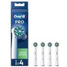 Oral-B Toothbrush Heads Pro Cross Action White Toothbrush Heads 4 Pack