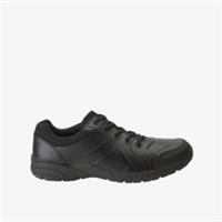 Clarks Boys Air Norfolk Youth Black Leather Trainers Leather School