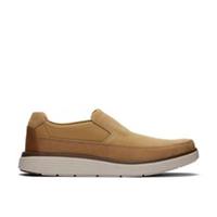 Clarks Mens Un Abode Go Dark Sand Combination Slip Ons Leather Casual