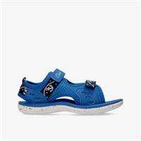 Clarks Boys Piranha Boy Toddler Navy Synthetic Flat Sandals Textile