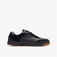 Clarks Boys CICA 2.0 Older Black Trainers Leather Sports