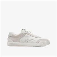 Clarks Boys CICA 2.0 Older White Combination Trainers Leather Sports
