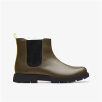 Clarks Boys Heath Trail Kid Khaki Leather Ankle Boots Leather Casual