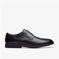 Clarks Mens Atticus LT Lace Black Derby Shoes Leather Casual