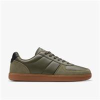 Clarks Mens Fosse Go Olive Lace Up Synthetic Sports