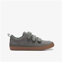Clarks Kids Unisex,Girls,Boys River Tor Kid Grey Suede Shoes Suede Casual
