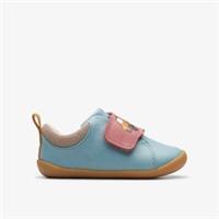 Clarks Kids Unisex,Girls,Boys Roamer Mix Toddler Pale Blue Pre Walker Leather