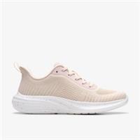 Clarks Womens Izza Knit Blush Knit Trainers Textile Sports