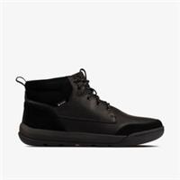 Clarks Mens Ashcombe Hi GORE-TEX Black Warmlined Leather Ankle Boots Leather