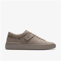 Clarks Mens Craft Swift Grey Nubuck Trainers Nubuck Sports