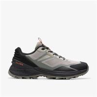 Clarks Mens Stanway Lace Khaki Combination Trainers Textile Sports