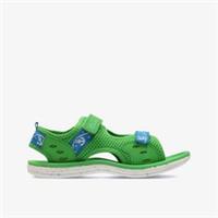 Clarks Boys Piranha Boy Toddler Green Synthetic Riptape Textile Casual,Holiday