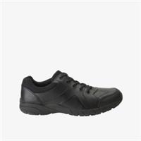 Clarks Boys Air Norfolk Youth Black Leather School Shoes,Lace Up Leather School