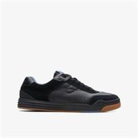 Clarks Boys CICA 2.0 Older Black School Shoes,Lace Up Leather Sports