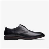 Clarks Mens Atticus LT Lace Black Derby Shoes Leather Casual