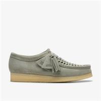Clarks Mens Wallabee Weave Sage Suede Wallabee Suede Casual